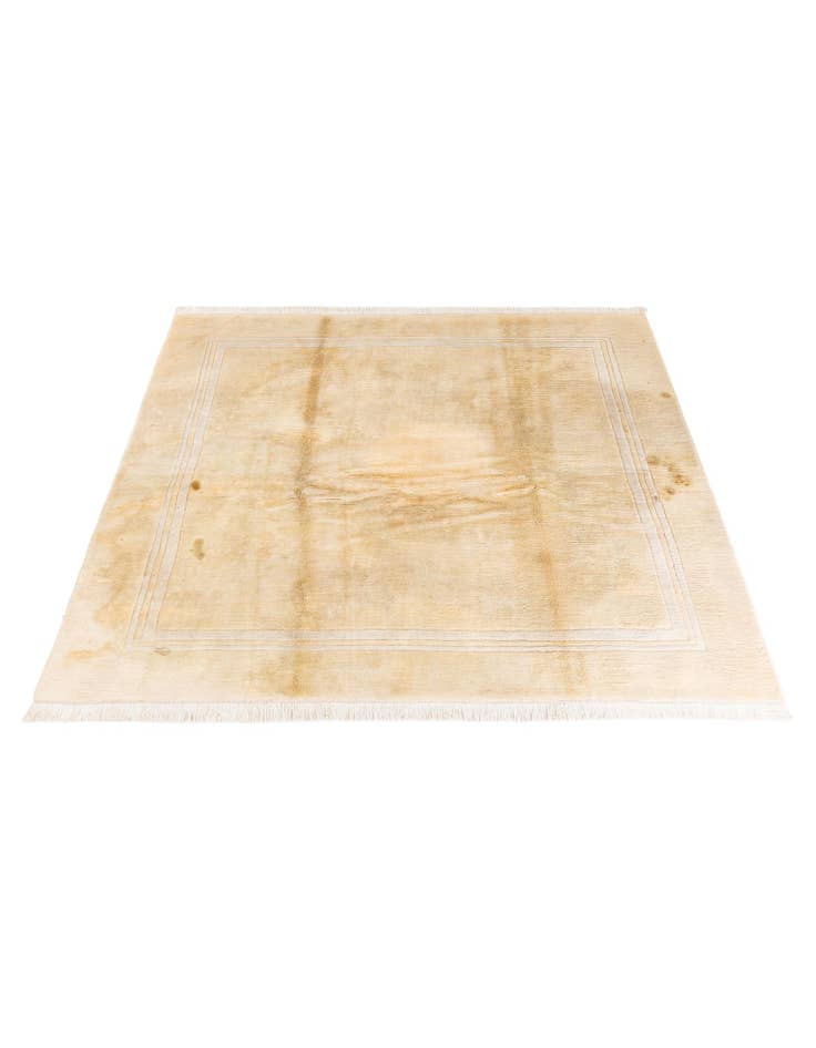 Detail image of 7' 5 x 7' 5  Hand Knotted Tibet Wool Square Rug