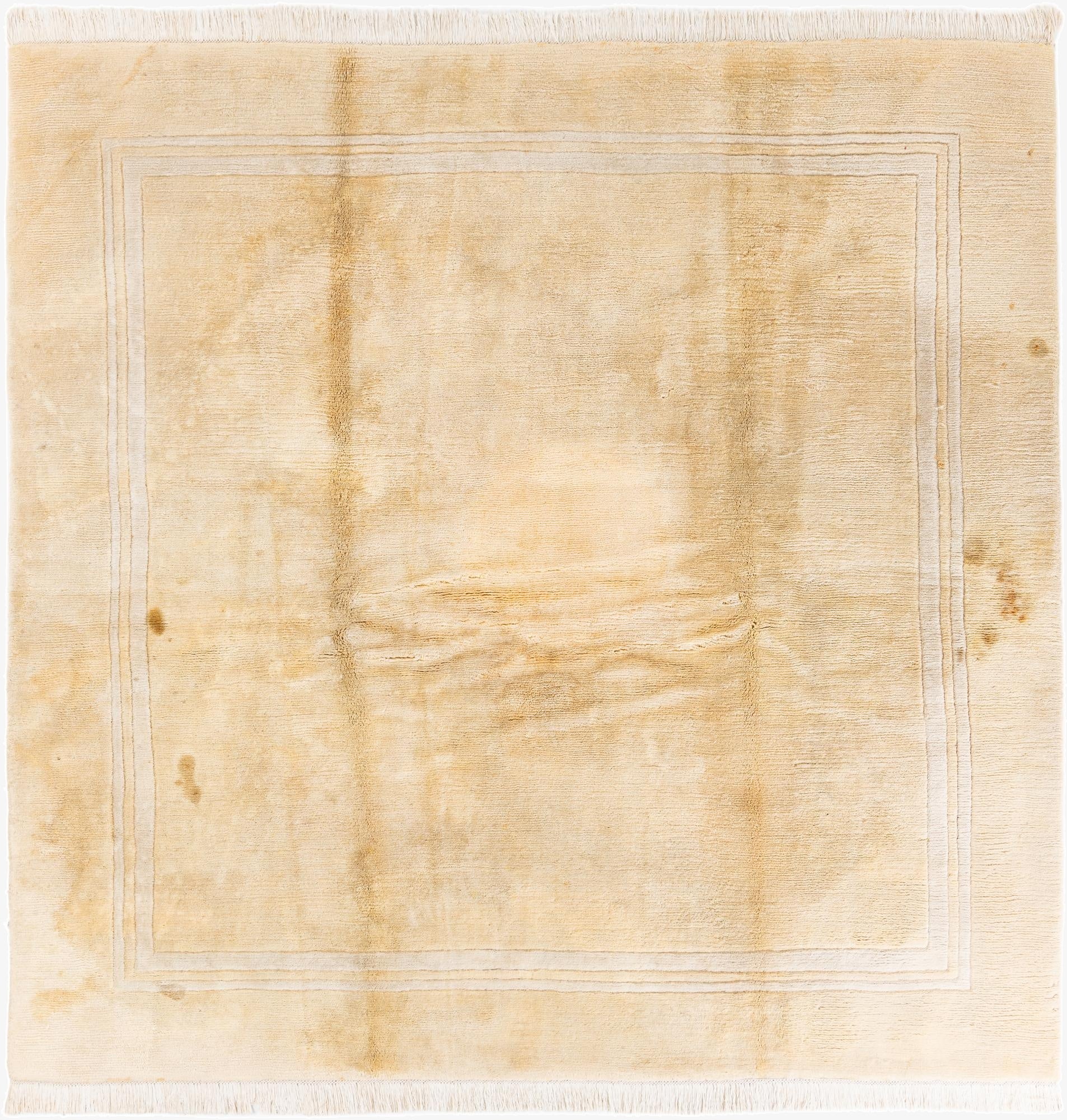 7' 5 x 7' 5  Hand Knotted Tibet Wool Square Rug