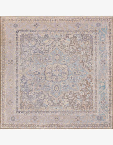 Cream Timeless Square Rug
