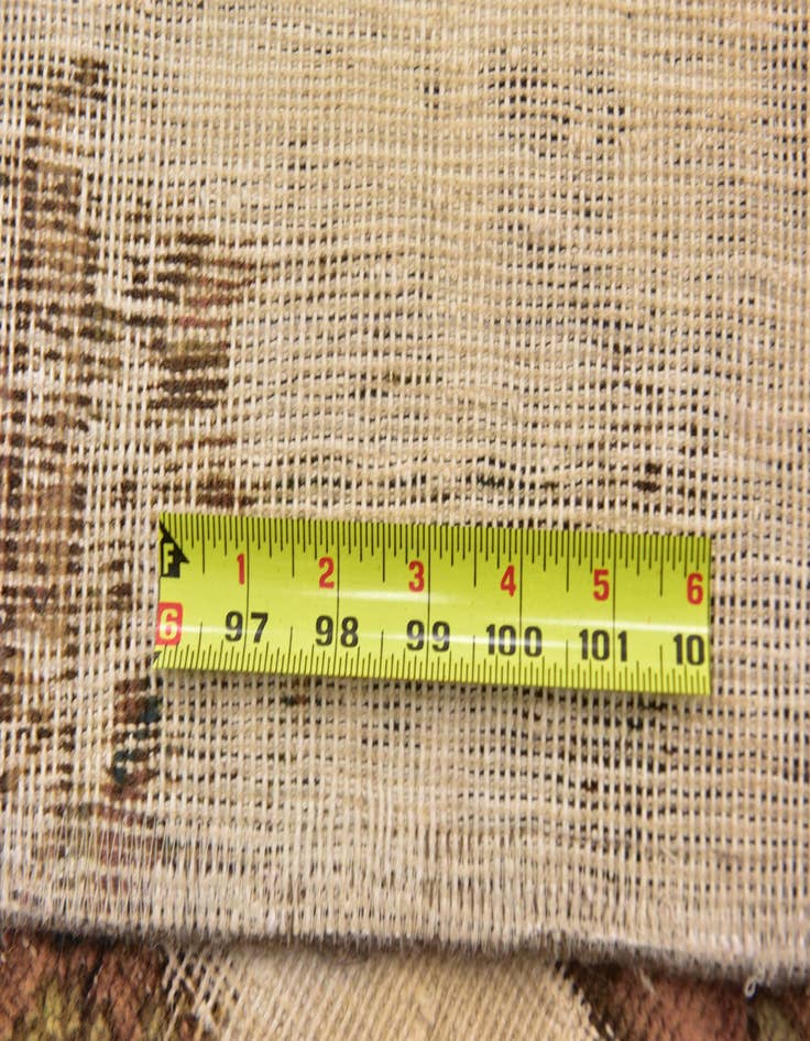 Detail image of 4' x 5' 2  Hand Knotted Ultra Vintage Persian Wool Square Rug