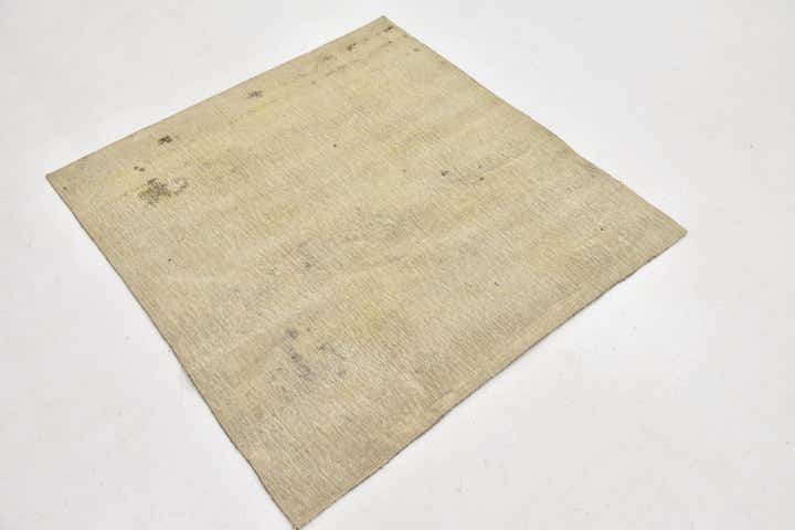 3' 6 x 3' 8 Hand Knotted Ultra Vintage Persian Wool Square Rug