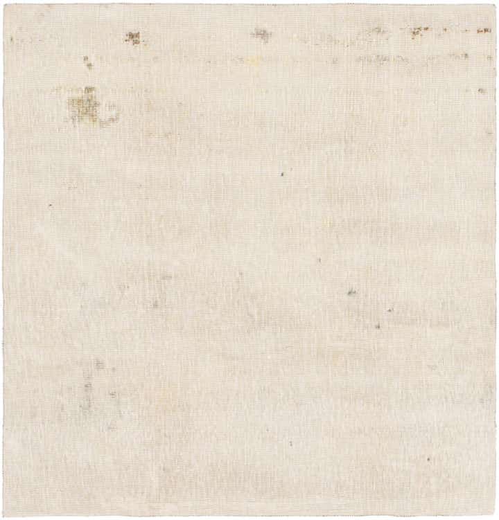 3' 6 x 3' 8 Hand Knotted Ultra Vintage Persian Wool Square Rug