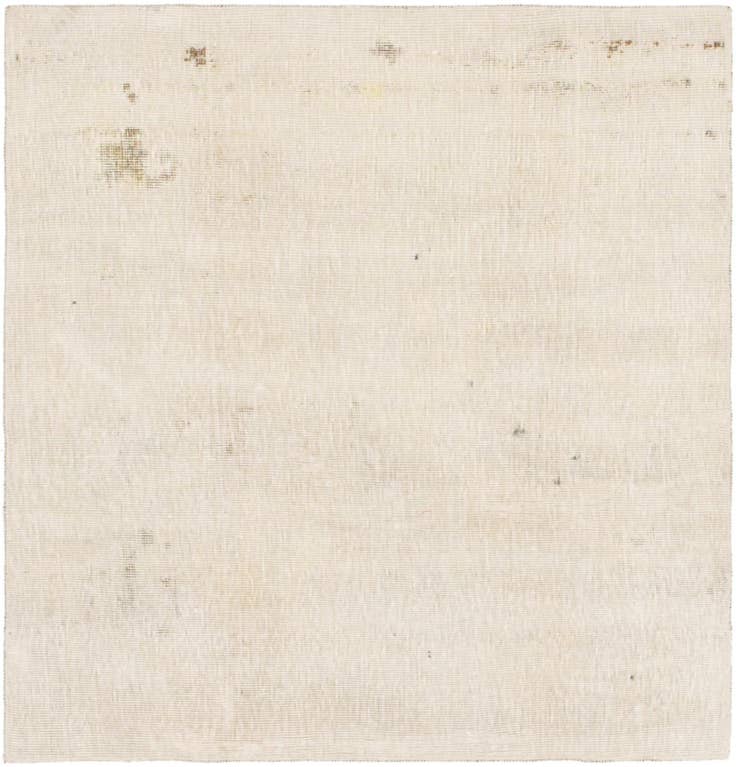 Detail image of 3' 6 x 3' 8 Hand Knotted Ultra Vintage Persian Wool Square Rug