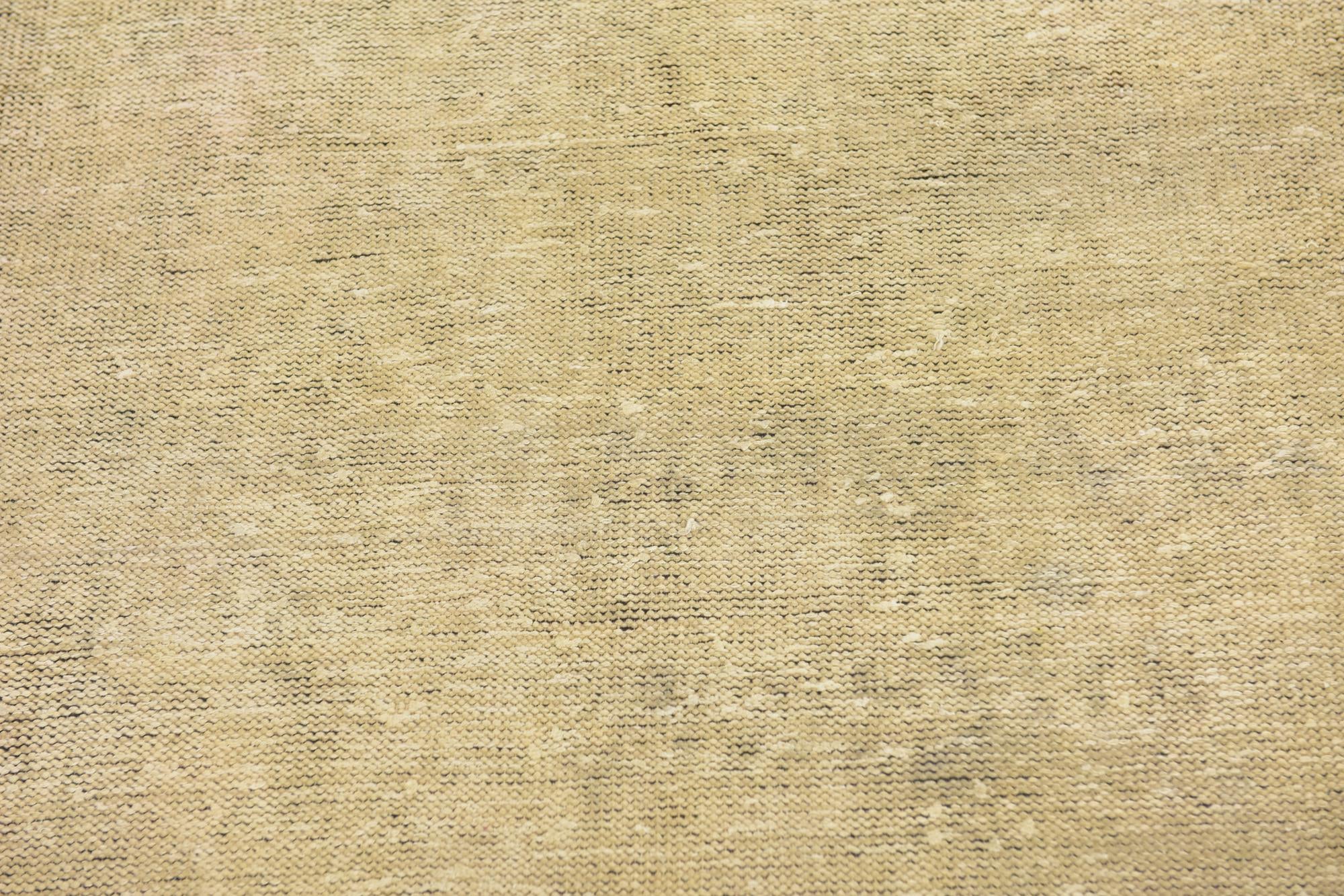 3' 3 x 3' 5 Hand Knotted Ultra Vintage Persian Wool Square Rug