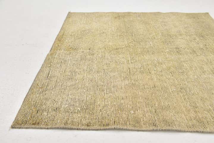 3' 3 x 3' 5 Hand Knotted Ultra Vintage Persian Wool Square Rug