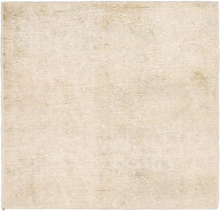 3' 3 x 3' 5 Hand Knotted Ultra Vintage Persian Wool Square Rug