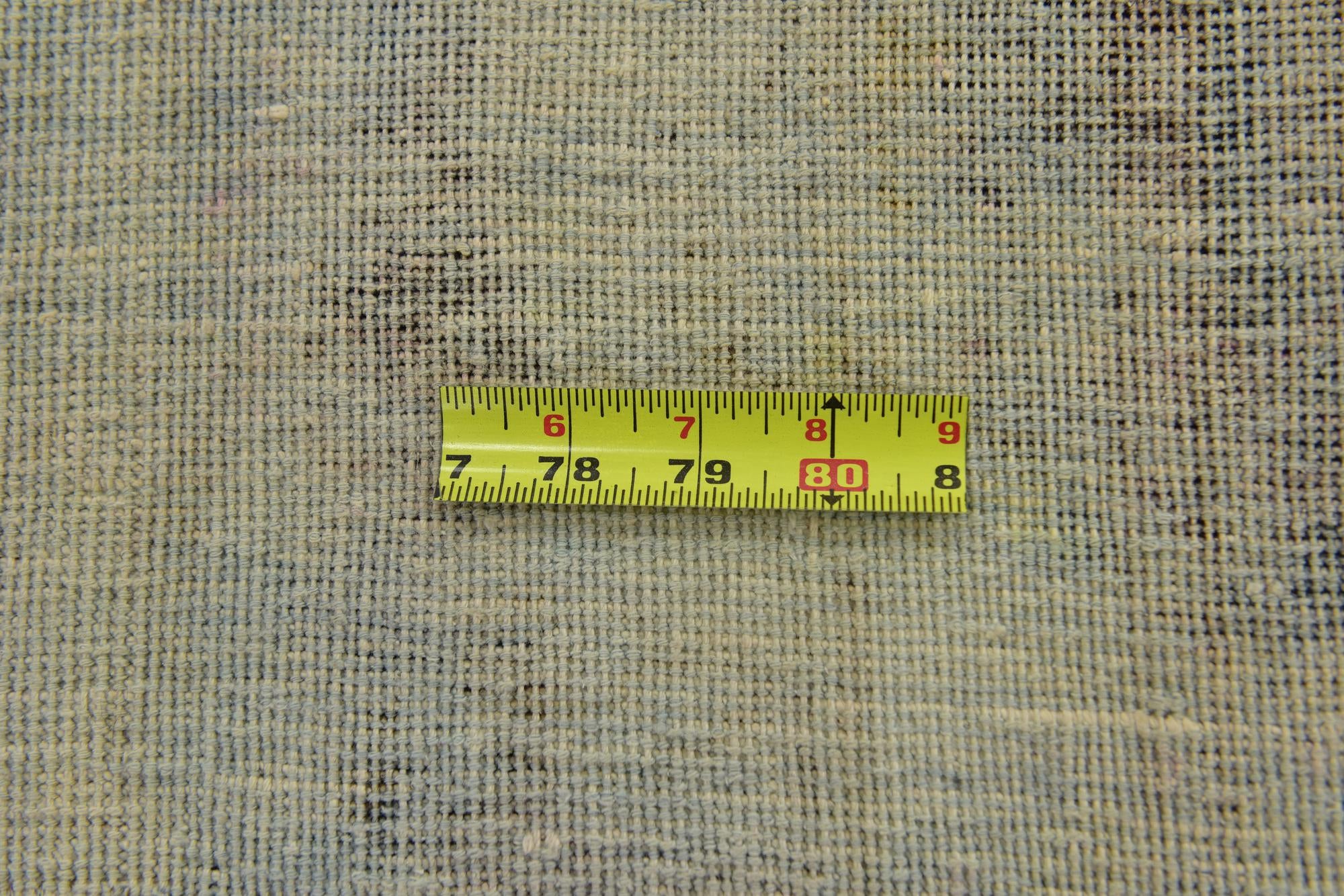6' x 6' 5 Hand Knotted Ultra Vintage Persian Wool Square Rug