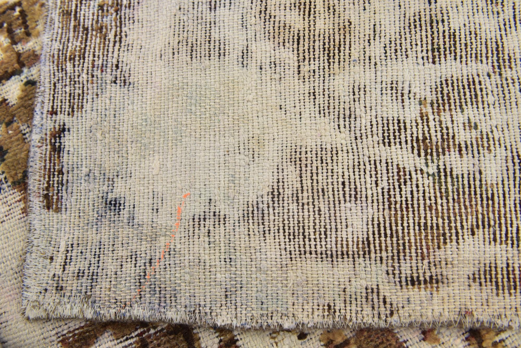 5' x 6' 7 Hand Knotted Ultra Vintage Persian Wool Square Rug