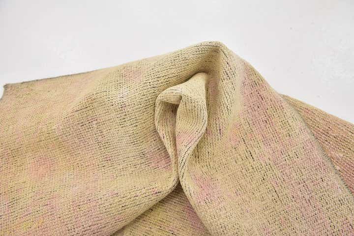 3' 3 x 3' 5 Hand Knotted Ultra Vintage Persian Wool Square Rug