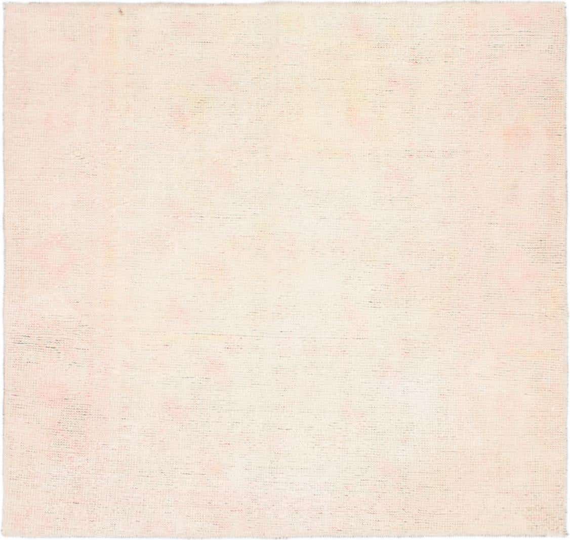 3' 3 x 3' 5 Hand Knotted Ultra Vintage Persian Wool Square Rug