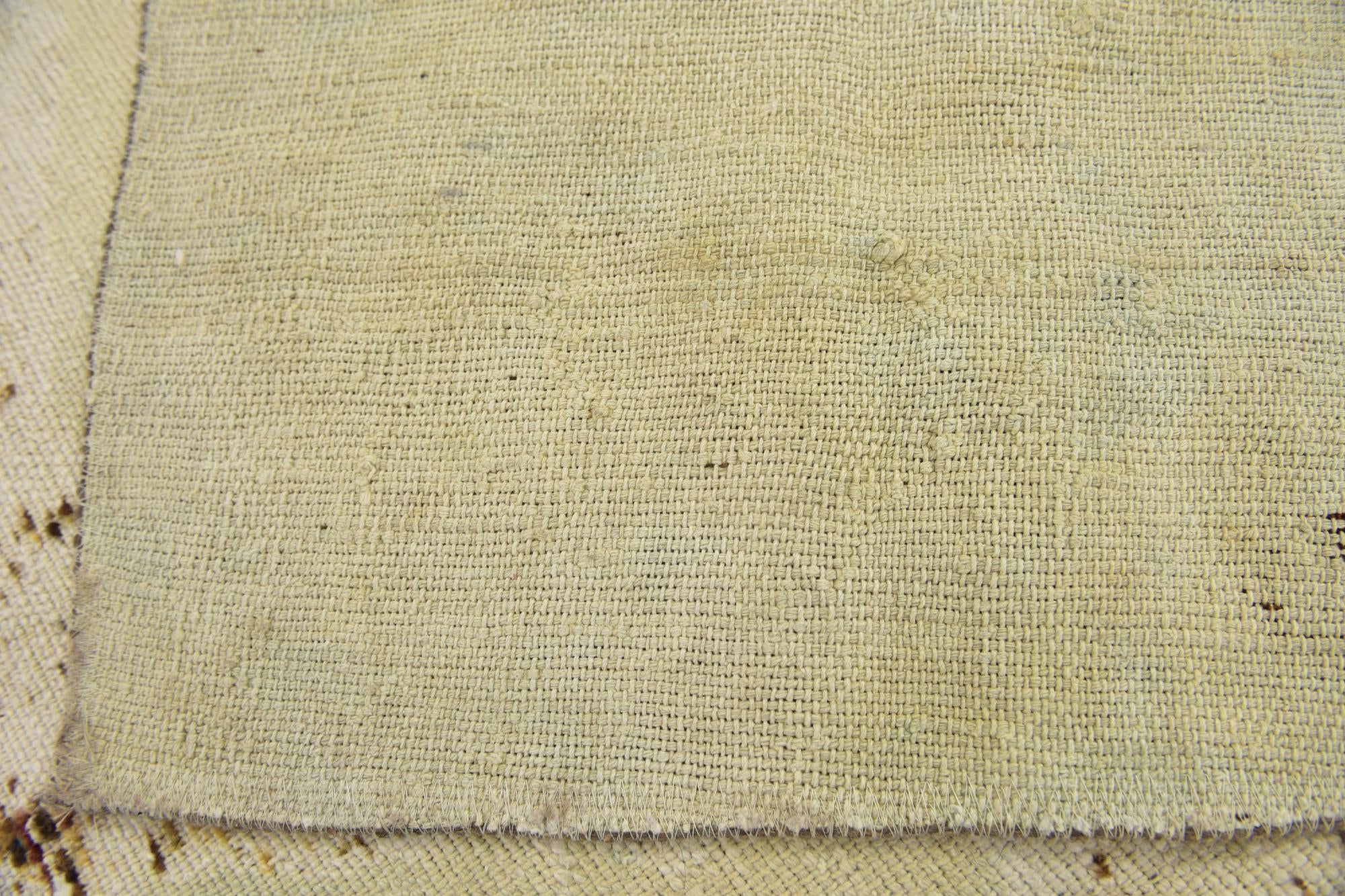 7' x 8' 2 Hand Knotted Ultra Vintage Persian Wool Square Rug
