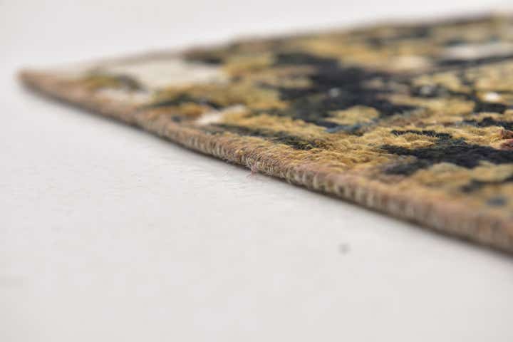 235cm x 255cm Hand Knotted Ultra Vintage Persian Wool Square Rug