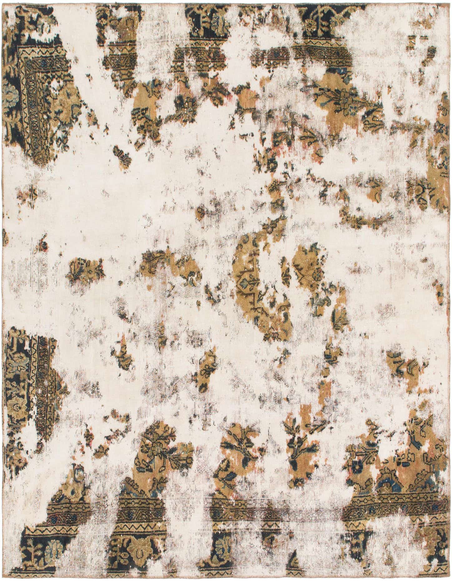 Primary image 7' 9 x 8' 4  Hand Knotted Ultra Vintage Persian Wool Square Rug