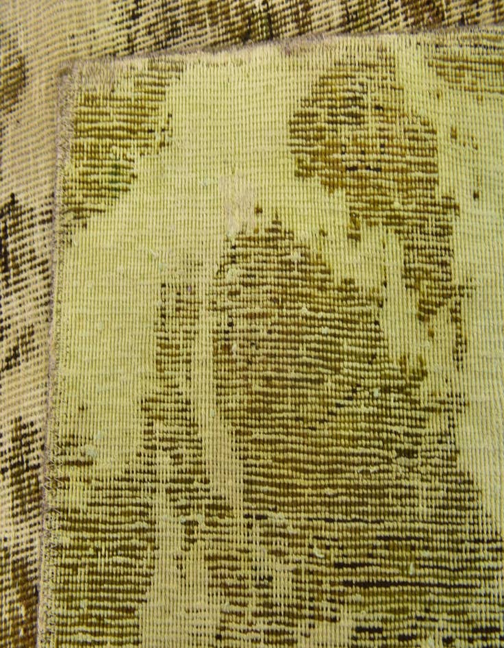 Detail image of 8' 9 x 9'  Hand Knotted Ultra Vintage Persian Wool Square Rug