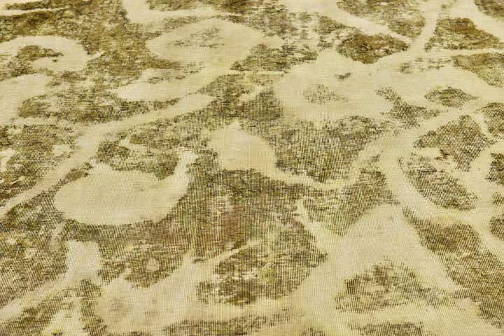 8' 9 x 9' Hand Knotted Ultra Vintage Persian Wool Square Rug