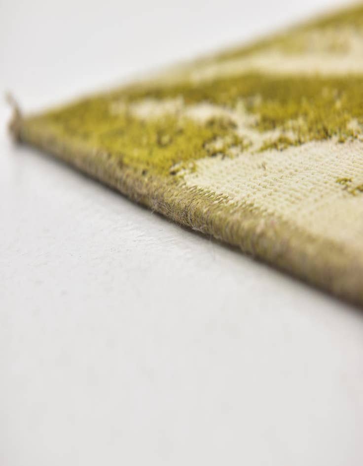 Detail image of 8' 9 x 9'  Hand Knotted Ultra Vintage Persian Wool Square Rug