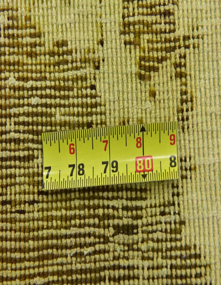 Detail image of 8' 9 x 9'  Hand Knotted Ultra Vintage Persian Wool Square Rug