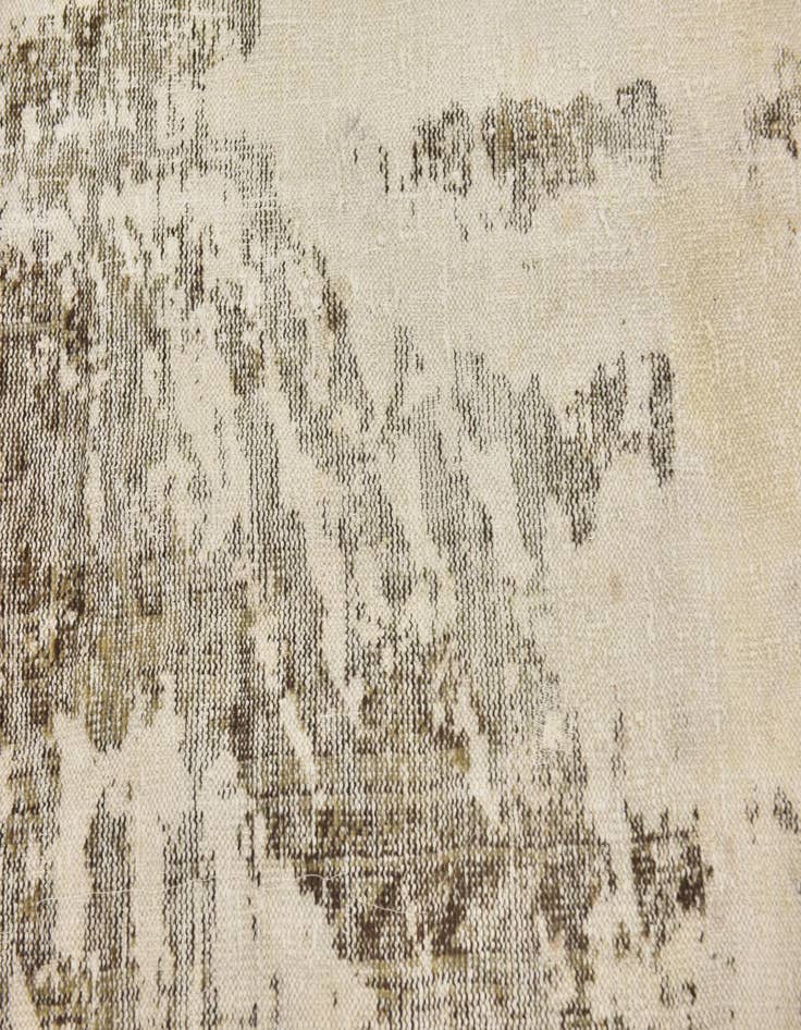 Detail image of 3' 10 x 4'  Hand Knotted Ultra Vintage Persian Wool Square Rug