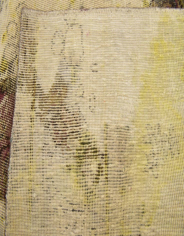 Detail image of 3' 9 x 4' 3  Hand Knotted Ultra Vintage Persian Wool Square Rug