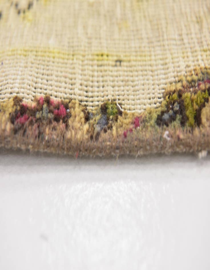 Detail image of 3' 9 x 4' 3  Hand Knotted Ultra Vintage Persian Wool Square Rug