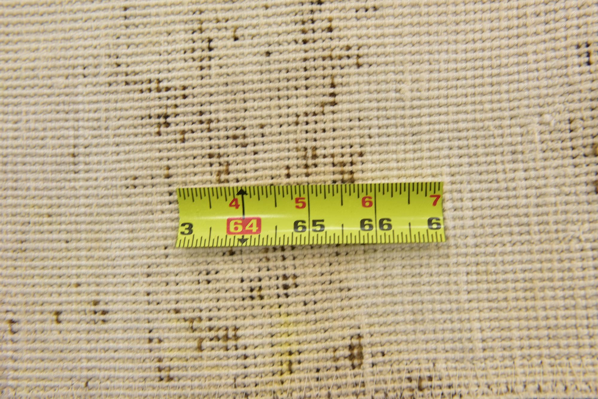 4' x 4' 2 Hand Knotted Ultra Vintage Persian Wool Square Rug