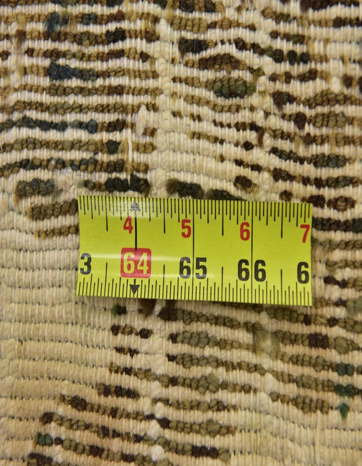 Detail image of 6' x 7' 2  Hand Knotted Ultra Vintage Persian Wool Square Rug