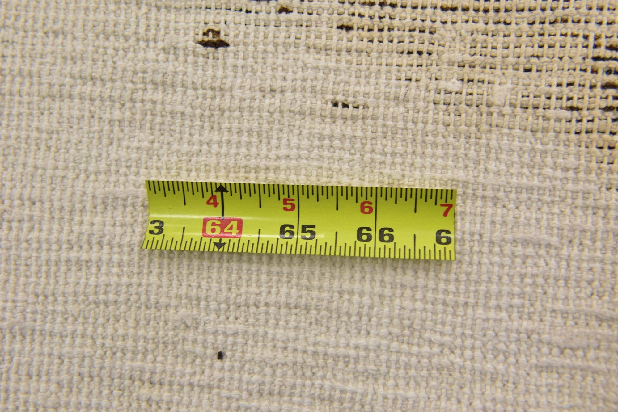 4' 9 x 5' 6 Hand Knotted Ultra Vintage Persian Wool Square Rug