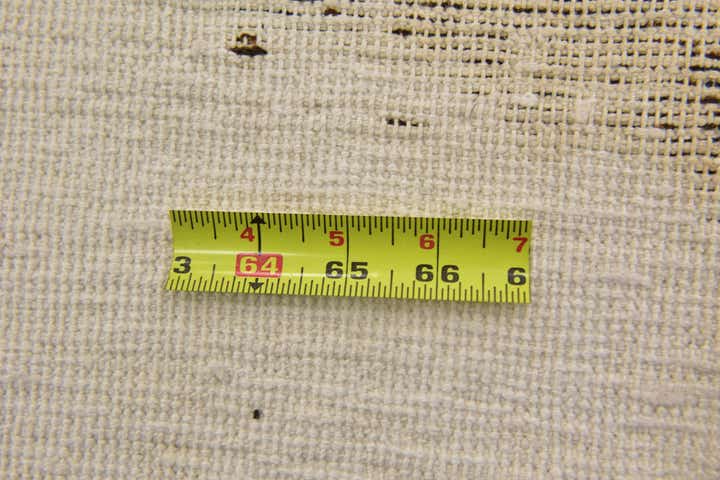 4' 9 x 5' 6 Hand Knotted Ultra Vintage Persian Wool Square Rug