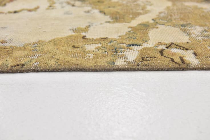 Detail image of 6' x 6' 9 Hand Knotted Ultra Vintage Persian Wool Square Rug