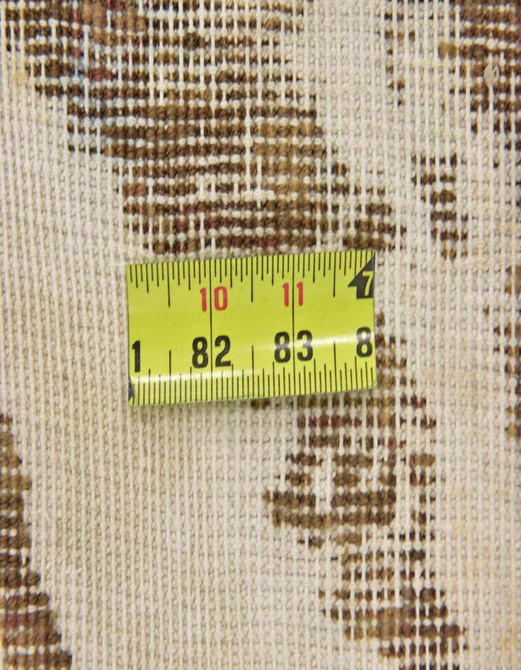 Detail image of 6' x 6' 9  Hand Knotted Ultra Vintage Persian Wool Square Rug