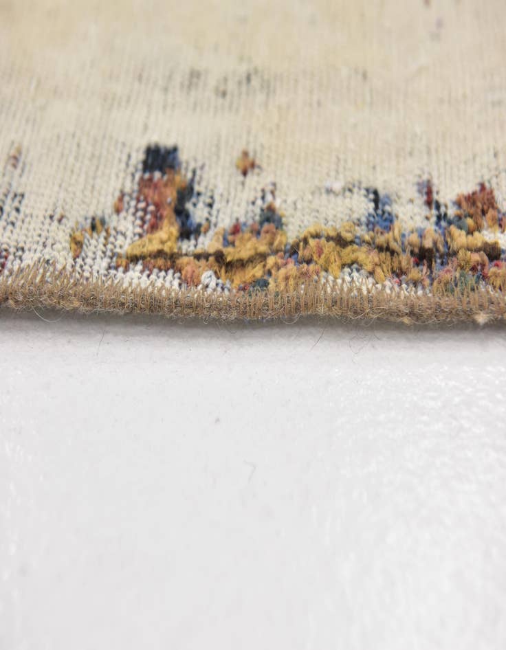 Detail image of 4' 9 x 4' 10  Hand Knotted Ultra Vintage Persian Wool Square Rug