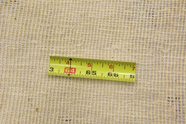 4' 4 x 5' Hand Knotted Ultra Vintage Persian Wool Square Rug