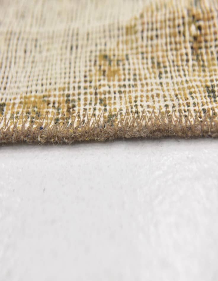 Detail image of 5' x 5' 4  Hand Knotted Ultra Vintage Persian Wool Square Rug