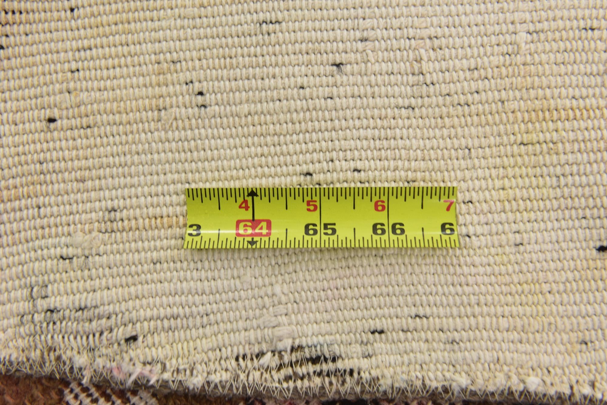 5' 5 x 6' 2 Hand Knotted Ultra Vintage Persian Wool Square Rug