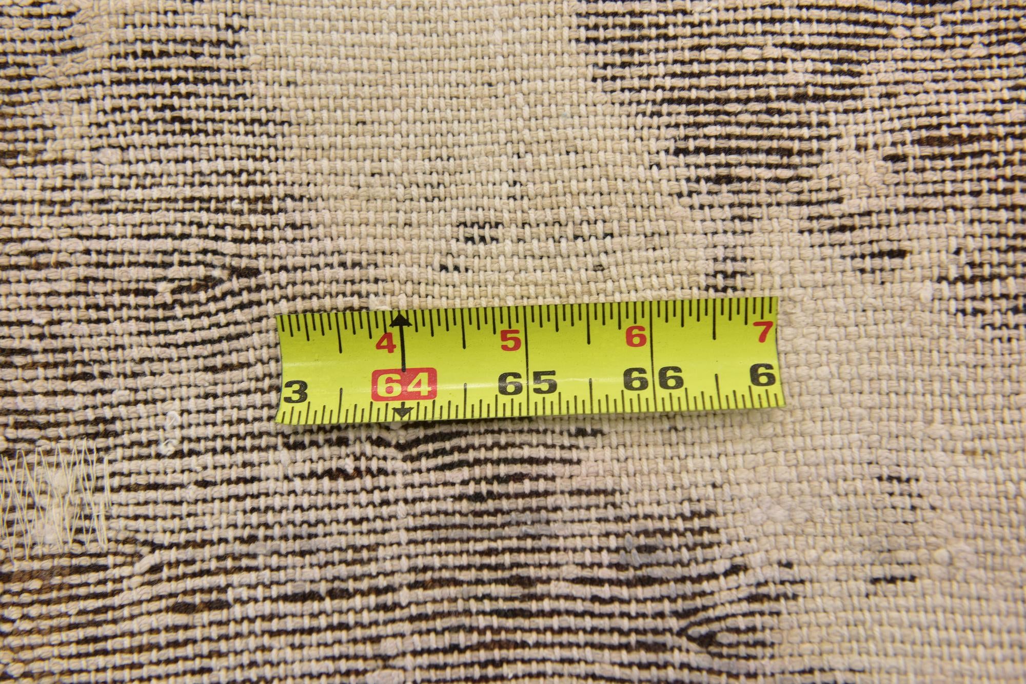3' 4 x 3' 5 Hand Knotted Ultra Vintage Persian Wool Square Rug