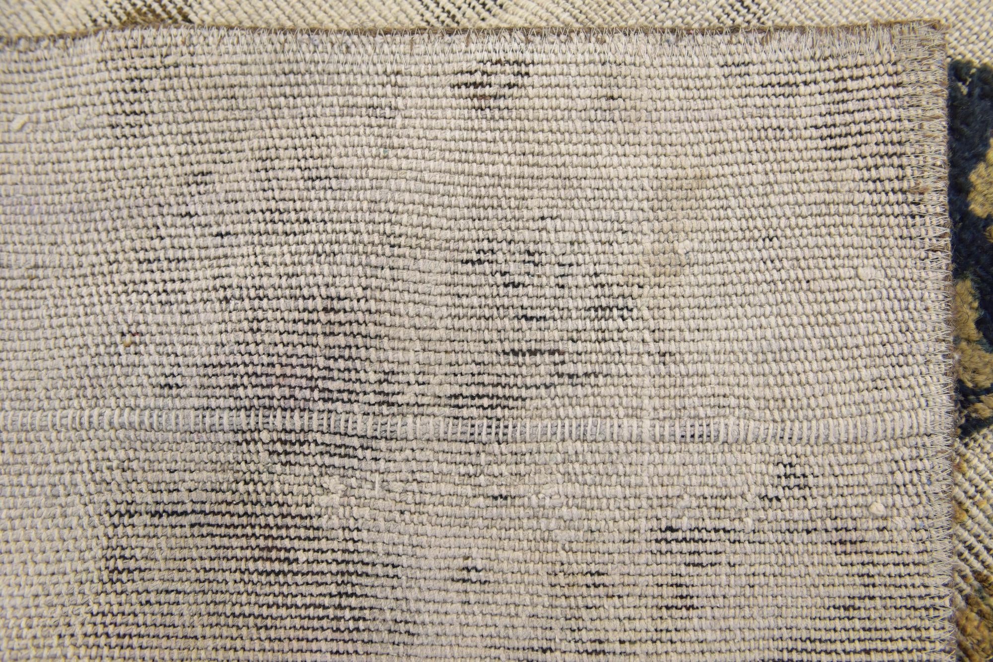 3' x 3' 9 Hand Knotted Ultra Vintage Persian Wool Square Rug