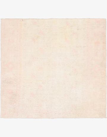 3' 3 x 3' 5 Hand Knotted Ultra Vintage Persian Wool Square Rug