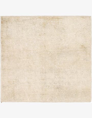 3' 3 x 3' 5 Hand Knotted Ultra Vintage Persian Wool Square Rug