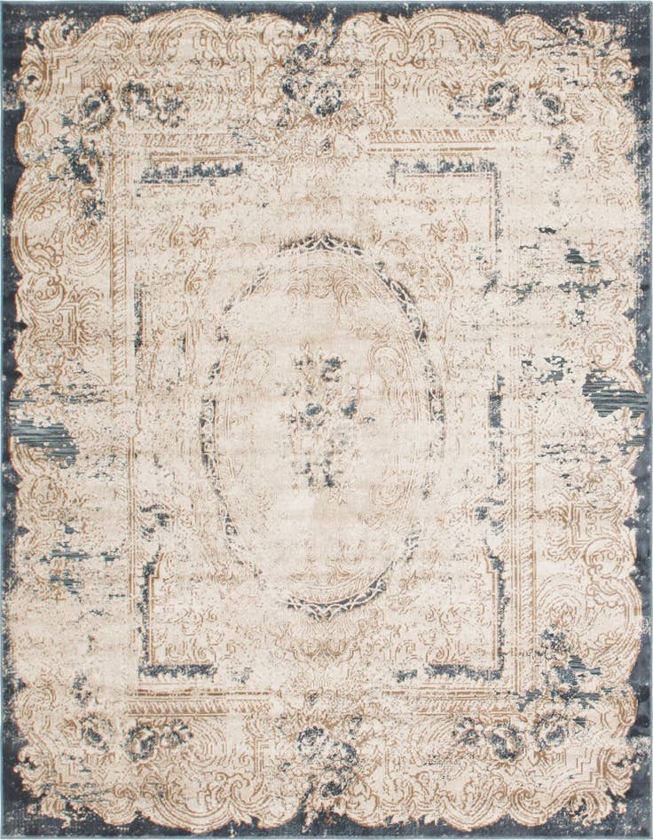 Detail image of 7' x 7' Villa Square Rug
