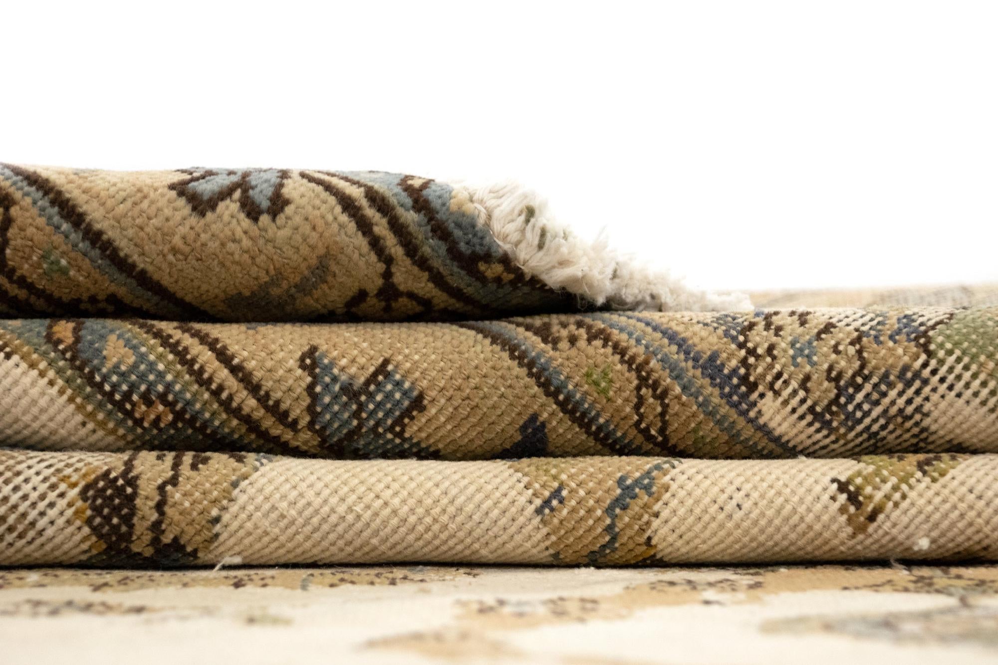 290cm x 330cm anudado a mano Vintage Royal Alfombra Persa Lana Cuadrado
