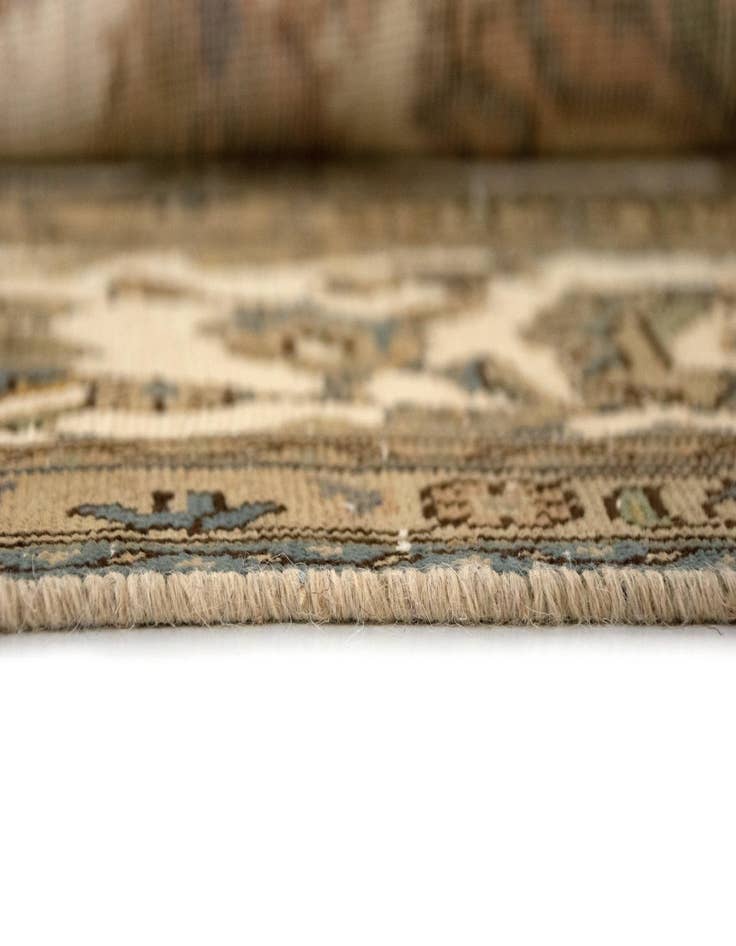 Detail image of 9' 7 x 10' 10  Hand Knotted Vintage Royal Persian Wool Square Rug