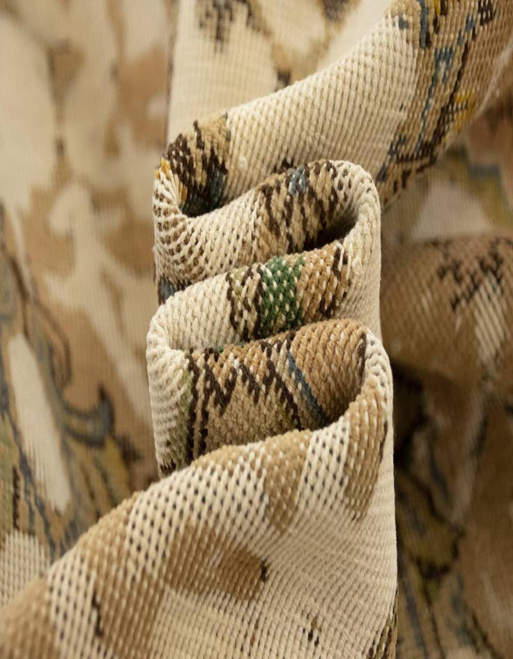 Detail image of 9' 7 x 10' 10  Hand Knotted Vintage Royal Persian Wool Square Rug