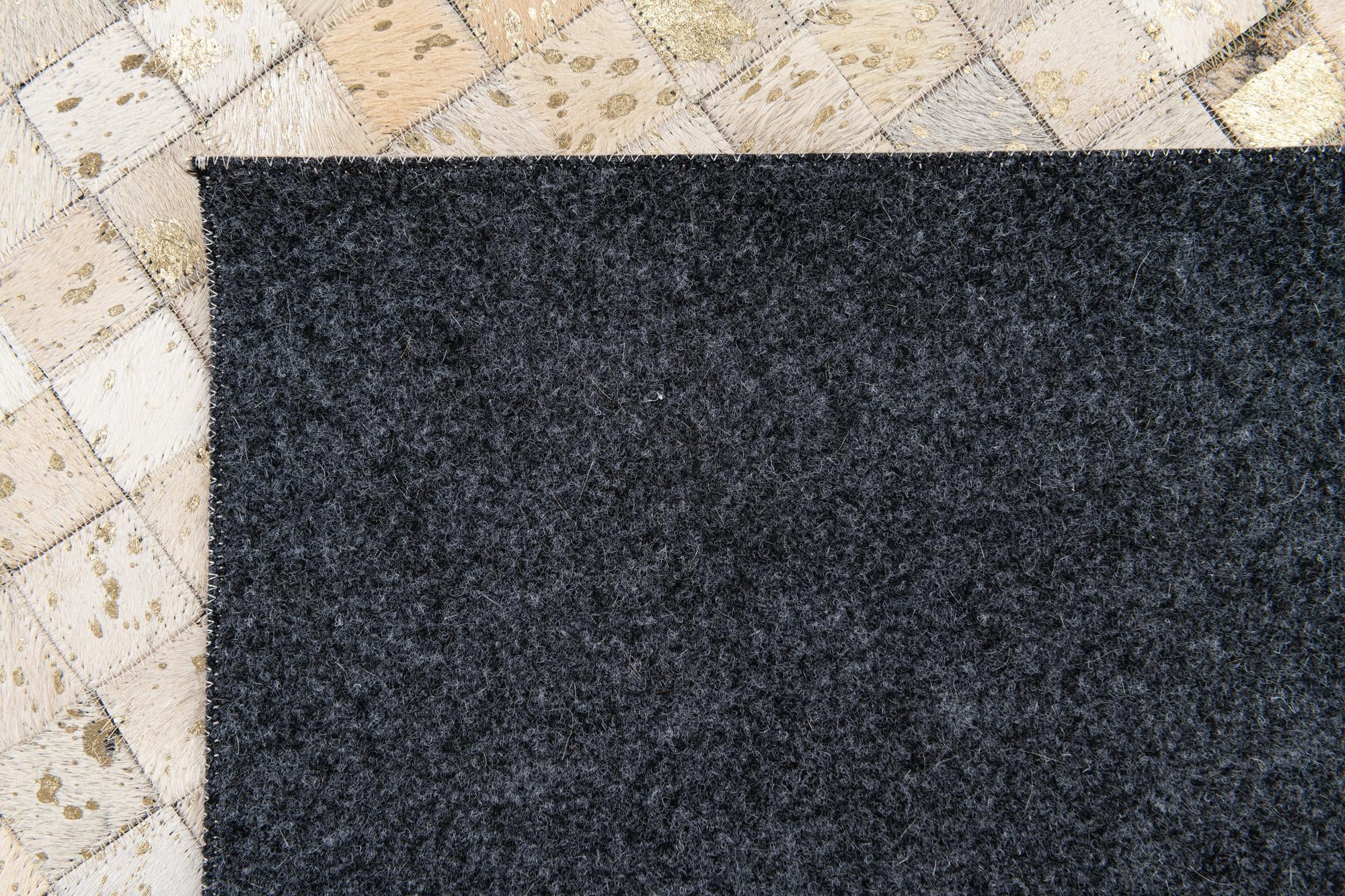 5' 2 x 7' 6 Cowhide Stocks Rug