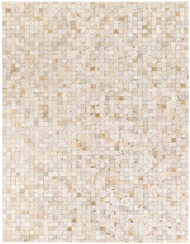 Detail image of 5' 2 x 7' 6 Cowhide Stocks Rug