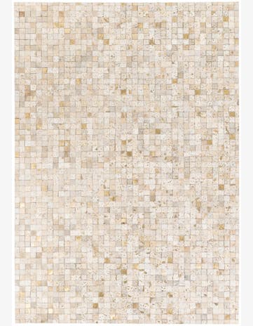 5' 2 x 7' 6 Cowhide Stocks Rug
