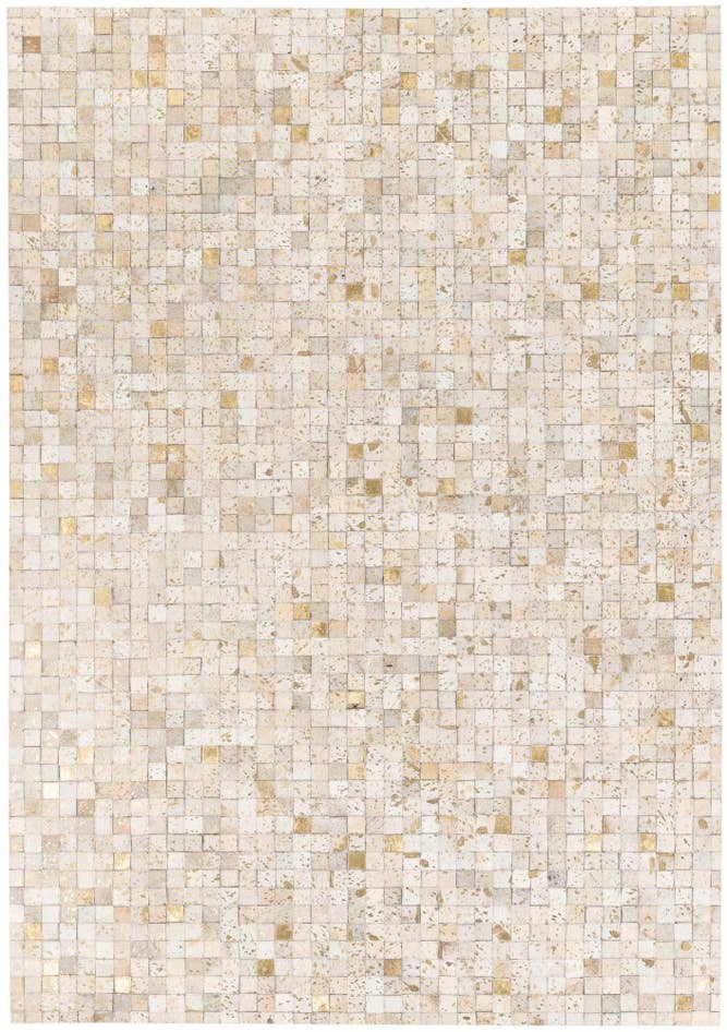 Detail image of 5' 2 x 7' 6 Cowhide Stocks Rug