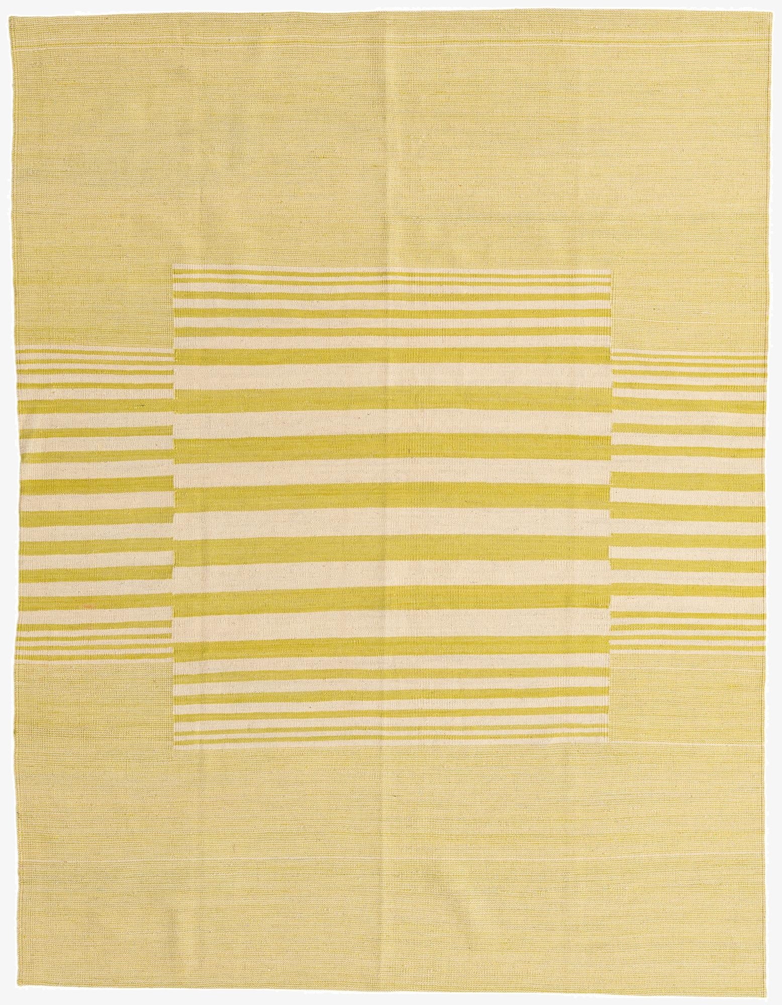 5' 9 x 7' 6  Hand Woven Kilim Modern Wool Rug