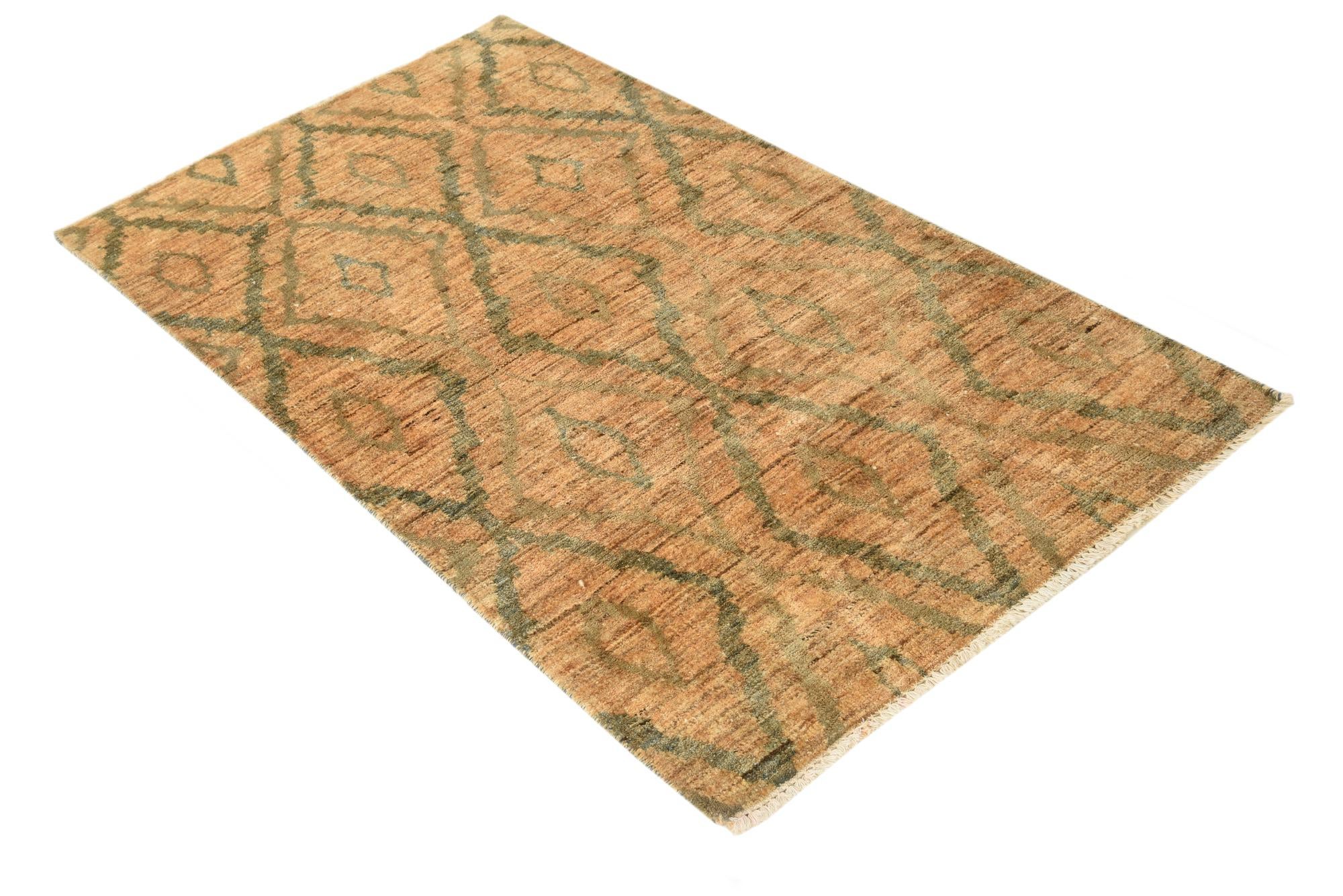 3' x 5' 4 Hand Knotted Modern Ziegler Rug