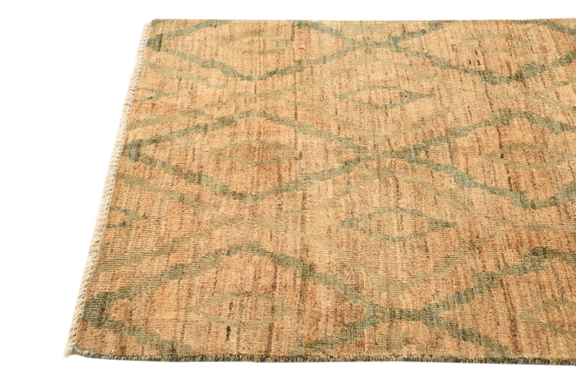 3' x 5' 4 Hand Knotted Modern Ziegler Rug