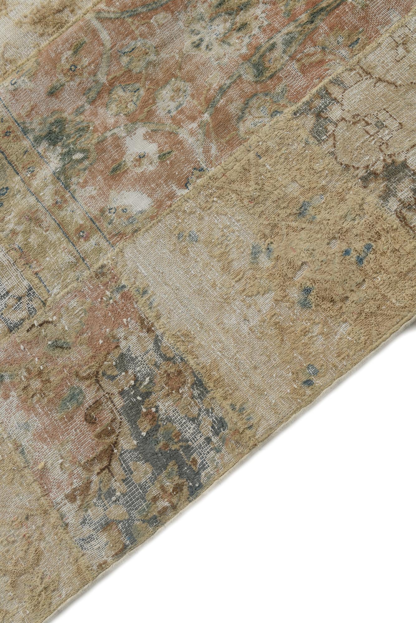 6' 8 x 10' 3 Hand Knotted Ultra Vintage Persian Wool Rug